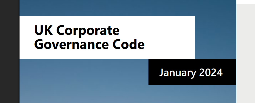 UK Corporate Governance Code 2024